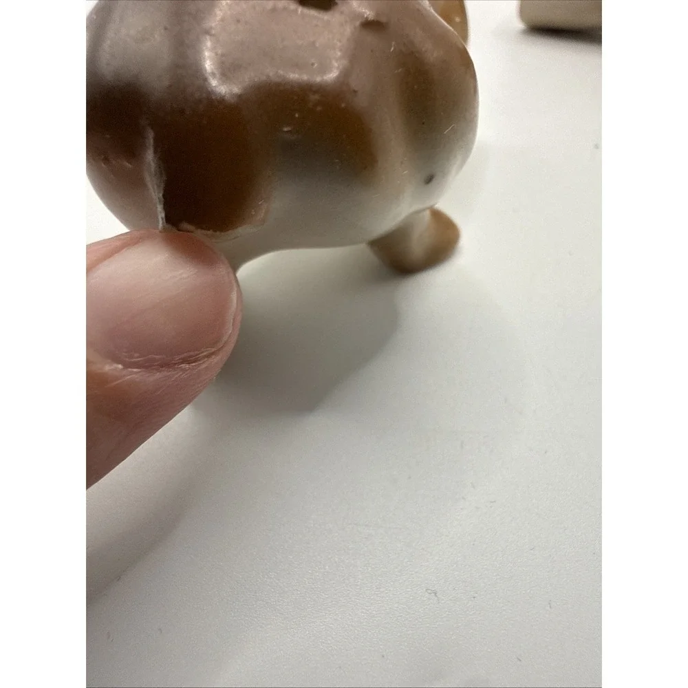 Vintage‎ Daschund Salt Pepper Shaker RARE Weiner Dog Made In Japan (see Desc)